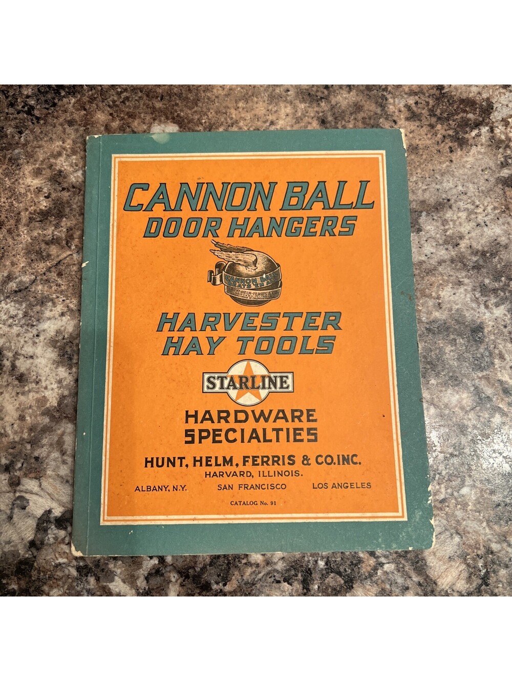 Starline Cannon Ball Door Hangers Hardware Specialties Cat 1927 Harvester Hay